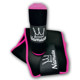 Namaste Designer Series Sauna Waist Trimmer Belt - Pretty Pink Edition